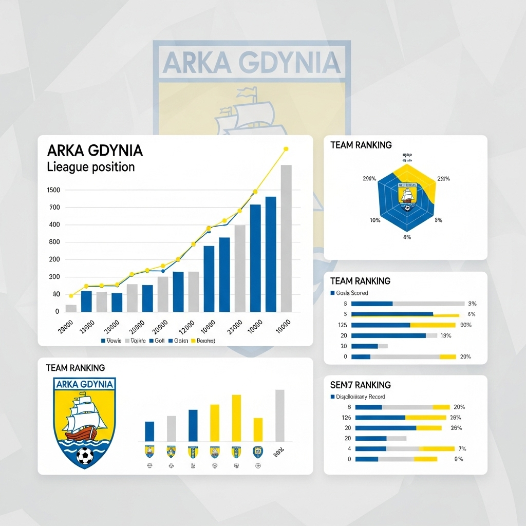 Arka Gdynia: analiza rankingów i pozycji w ligach